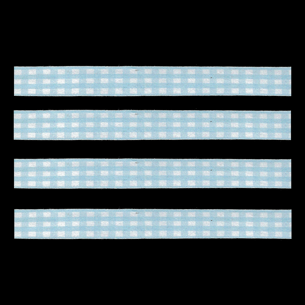 "Blue Gingham" Curling Ribbon - Balloominators