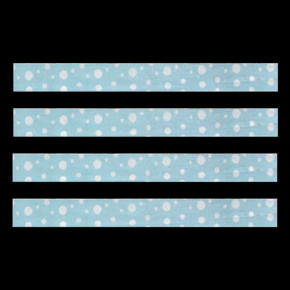 "Light Blue and White Reversible Dot" Curling Ribbon - Balloominators