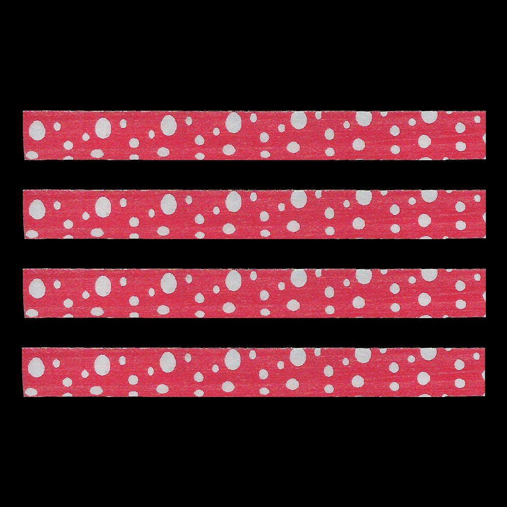 "Red and White Reversible Dot" Curling Ribbon - Balloominators